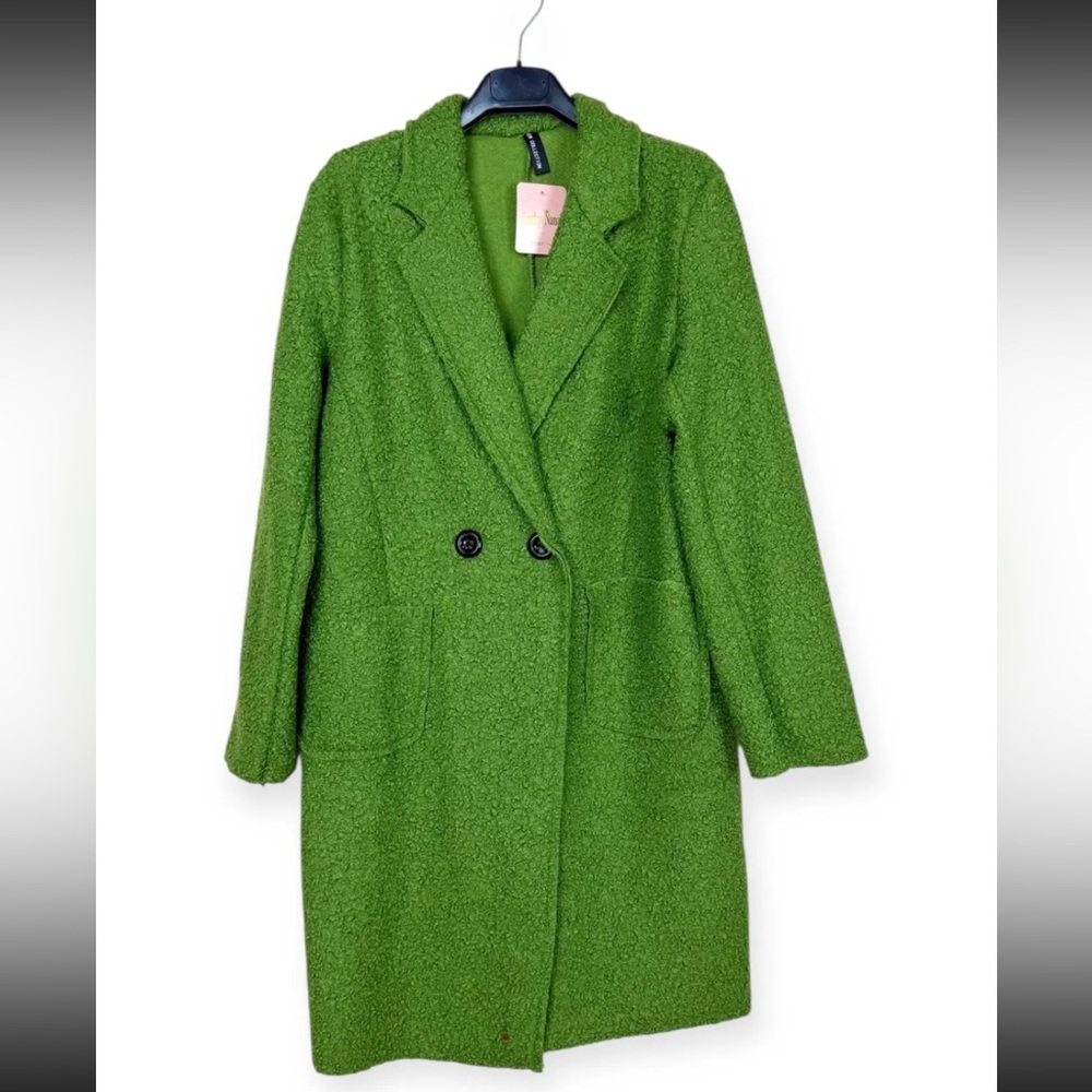 Made in Italy Elegant Green Women's Coat